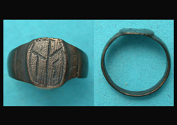 Ring, Medieval, Ladies, Futhark Runes, ca. 15th-16th Cent, Inexplicable!